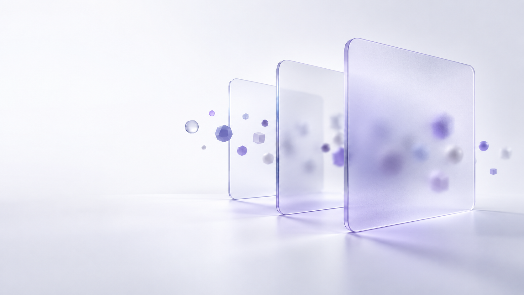 Abstract violet illustration of privacy and information